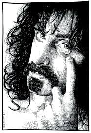 frank zappa portrait by enricbug pen drawing portrait frank zappa