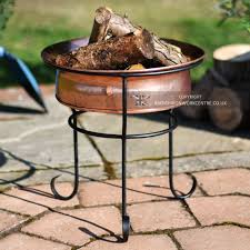 In this way, you can. Copper Marrakech Fire Pit With Stand Kadai Bowls Fire Pits Barbeques Garden Shop