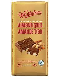 Our signature 33% cocoa milk chocolate surrounds the finest crunchy whole roasted almonds. Almond Gold Chocolate Truffle Dumplings Whittaker S