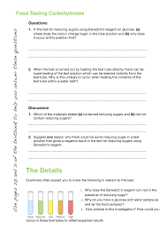 Food Testing Carbohydrates