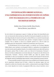 El cuerpo del deseo (literally: E Arias Et Al Investigacion Observacional Una Experiencia De Intervencion En Ninos Con Tea Basada En