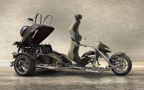 Boom Trike Fighter X11 Automatik Trike Bike Vehicles