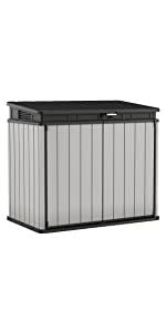 We did not find results for: Amazon Com Keter Artisan 9x7 Foot Large Outdoor Shed With Floor With Modern Design For Patio Furniture Lawn Mower Tools And Bike Storage Feet Grey Black Garden Outdoor