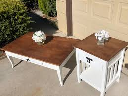 For my diy coffee table, i wanted to only strip the table top. Coffee Table And Side Table Refurbished Irish Blessings Facebook