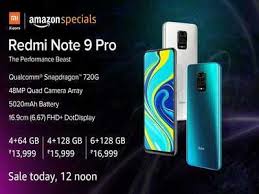 List of mobile devices, whose specifications have been recently viewed. Redmi Note 9 Pro Amazon Sale Redmi Note 9 Pro Sale On Amazon Today Price Specifications Here Most Searched Products Times Of India