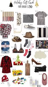 This Is A Holiday Gift Guide For Under 50 Gift Ideas Christmas Inspiration Holiday Gift Guide Chris Holiday Gift Guide Christmas Gift Guide 50th Gifts