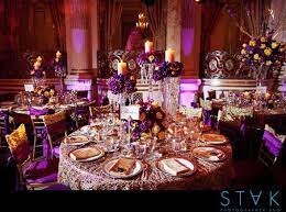 Purple And Gold Which Color Should Stand Out Wedding Indian Wedding Reception T Purple And Gold Wedding Gold Wedding Decorations Wedding Reception Tables
