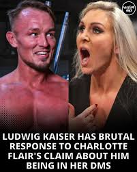 Ludwig Kaiser had a BRUTAL response after Charlotte Flair claimed he was in  her DM's