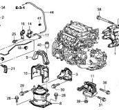 50820-T2G-A01 - Genuine Honda Mounting Rub Assy,Eng