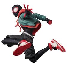 This is an experienced peter parker who's more masterful at fighting big crime in new york city. Spider Man Into The Spider Verse Miles Morales Sentinel Sv Action Figure Only At Gamestop Gamestop