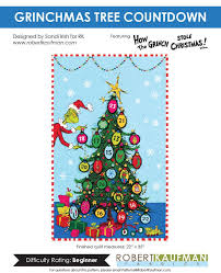 Maybe you would like to learn more about one of these? Grinchmas Tree Countdown Quilt Pattern Free Pdf By Sandi Irish Fat Quarter Shop