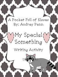 Cut out shapes to form chester. A Pocket Full Of Kisses Audrey Penn Writing Activity Writing Activities Kiss Books The Kissing Hand