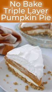 So Easy No Bake Pumpkin Pie Recipe Pumpkin Recipes Dessert Easy Pie Recipes Easy Pie