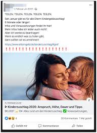 Ihr als eltern die mindesteinkommensgrenze erreicht. Fake News Auf Whatsapp Facebook Kinderzuschlag Fur Alle