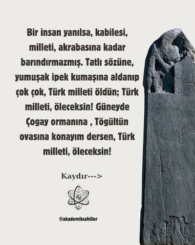 Orhun Abideleri (Kül Tigin, Bilge Kağan ve Tonyukuk ...