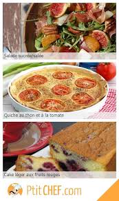 Menu Du Jour Jeudi 23 Aout Ptitchef Recette Cuisine Menu Menudujou Idee Repas Tarte Tomate Thon Salade Cake Cake Leger Quiche Au Thon Recette