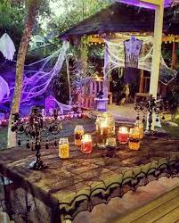 Gazebo Halloween Decor Halloween Graveyard Halloween Party Table Design Outdoor Hal Halloween Decorations Halloween Party Decor Halloween Lights Decorations