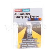 Aluminized Fiberglass sleeve 1/2" diameter - WireCare.com
