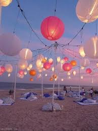 Lighting Beach Party Beach Wedding Party Planning