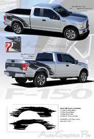 Details About Torn 2015 2018 Ford Truck F 150 Stripes Decals Bedside Graphics 3m Wet Install