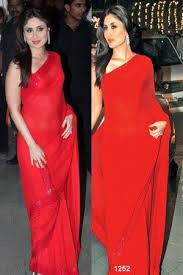 Online Shopping Red Hot Kareena Kapoor At Navin And Mahek Shetty S Wedding Reception Bollywood Bridal Bollywood Saree Saree Designs An indian fashion attire online shopping.