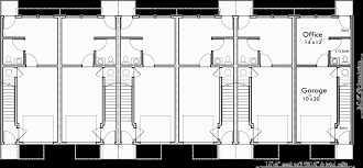 Find modern narrow rowhouses small row housing designs w close to 1000 sq ft more. 6 Plex House Plans Row House Plans Townhouse Plans Narrow Lot