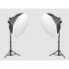 2 Head Powerful 5 Lamp Video Softbox Lighting Kit 1500w