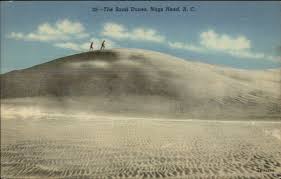 The world's largest sand dune is located in the republic of peru, in the sechura desert. Nags Head Nc Sand Dunes Linen Postcard United States North Carolina Other Postcard Hippostcard