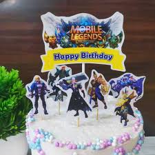 Kue ultah anak cowok mobil. Hiasan Kue Ulang Tahun Cake Topper Karakter Mobile Legends Mobilelegends Lazada Indonesia