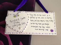 Personalised Wooden Handmade Wedding Gift Plaque Bride Groom Handmade Wedding Gifts Wedding Plaques Wooden Plaques