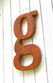 Large Wooden Letter G Lowercase Painted Large Wooden Letters Wooden Letters Decorated Wooden Letters