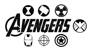 Set Of Avengers Logo And Super Heroes Icons Marvel Studios