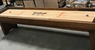 You Can Add Your Company Logo Or Family Crest To Your Shuffleboard Table Mcclure Tables Is One Of Shuffleboard Table Shuffleboard Table For Sale Shuffleboard
