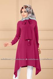 Moda Selvim Fularli Verev Tesettur Tunik Pl884 Sarabi Fashion Nun Dress Dresses