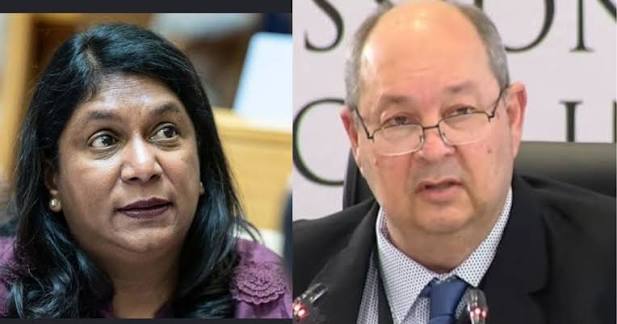 BREAKING: Explosive testimony at the #MadlangaCommission. Retired Hawks Colonel Kobus Roelofse has accused Investigating Directorate Against Corruption (IDAC) head Adv Andrea Johnson of obstructing a criminal investigation linked to Major General Feroz