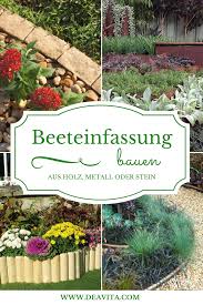 Kein Garten Ist Komplett Ohne Die Richtige Beetumrandung Denn Die Verleiht Dem Aussenbereich Struktur Und Sorgt Fur Ordnun Beeteinfassung Beetumrandung Garten