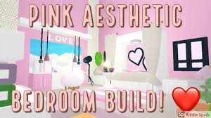 Adopt Me Pink Aesthetic Bedroom Speed Build Tour Easy Building Hacks Roblox Youtube Adopt Me Ideas Adopt Me Room Ideas Aesthetic Bedroom