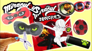 Miraculous Ladybug And Cat Noir Activity And Coloring Book Mask Ring Bracelet Crafts For Kids Evies Toy House