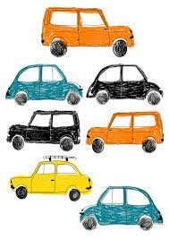 Juliana Vido Ilustracion Car Illustration Kids Watercolor Illustration