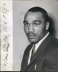 1961 Press Photo Light heavyweight boxer, Von Clay