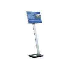 Info Sign Duo Floor Stand Tabloid Size Inserts Flooring Commercial Signs Sign Stand