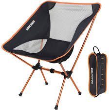Marchway Ultralight Folding Camping Chair Portable Compact For Outdoor Camp Travel Beach Folding Camping Chairs Backpacking Chair Kayak Fishing Accessories