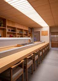 Paper Crane Japanese Restaurant Design Sushi Bar Design Small Restaurant Design