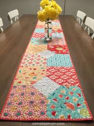 Layers Of Charm Table Runner Table Runner Diy Patchwork Table Runner Table Runner Tutorial