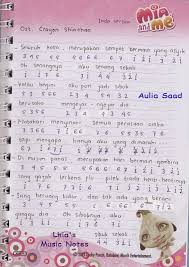 Itu adalah salah satu potongan lagu dari ost. 04 Desember 2013 Lhia S Music Notes