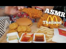 Asmr Mcdonalds Thailand Spicy Fried Chicken Chicken Nuggets Eating Sounds No Talking Sas Asmr Youtube Eat Spicy Fried Chicken Asmr