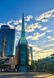 Perth Bell Tower Western Australia Located In Barrack Square Where The City Meets The Swan River The Bell Tower Is Just A Fi Urban Landscape Tower Fremantle