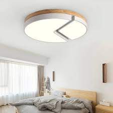 Wooden Ceiling Lights Remote Control For Living Room Bedroom Lighting Fixture Square Ceiling Lamp Home Decorative Lampshade In 2021 Ceiling Lights Decorative Lamp Shades Bedroom Light Fixtures