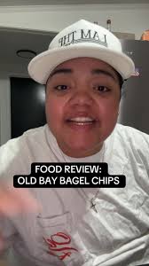 Old bay bagel chips 🦀🥯 7.5/10 definitely need a seafood dip for thes...