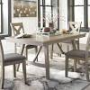 Wyndahl counter height dining table and 4 barstools set. 1